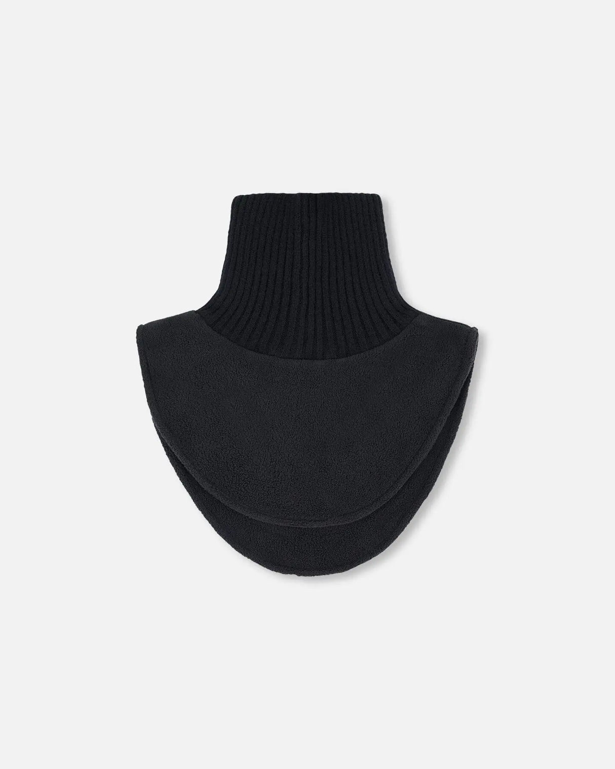 Polar Fleece And Knit Neckwarmer Black | Deux par Deux | Jenni Kidz