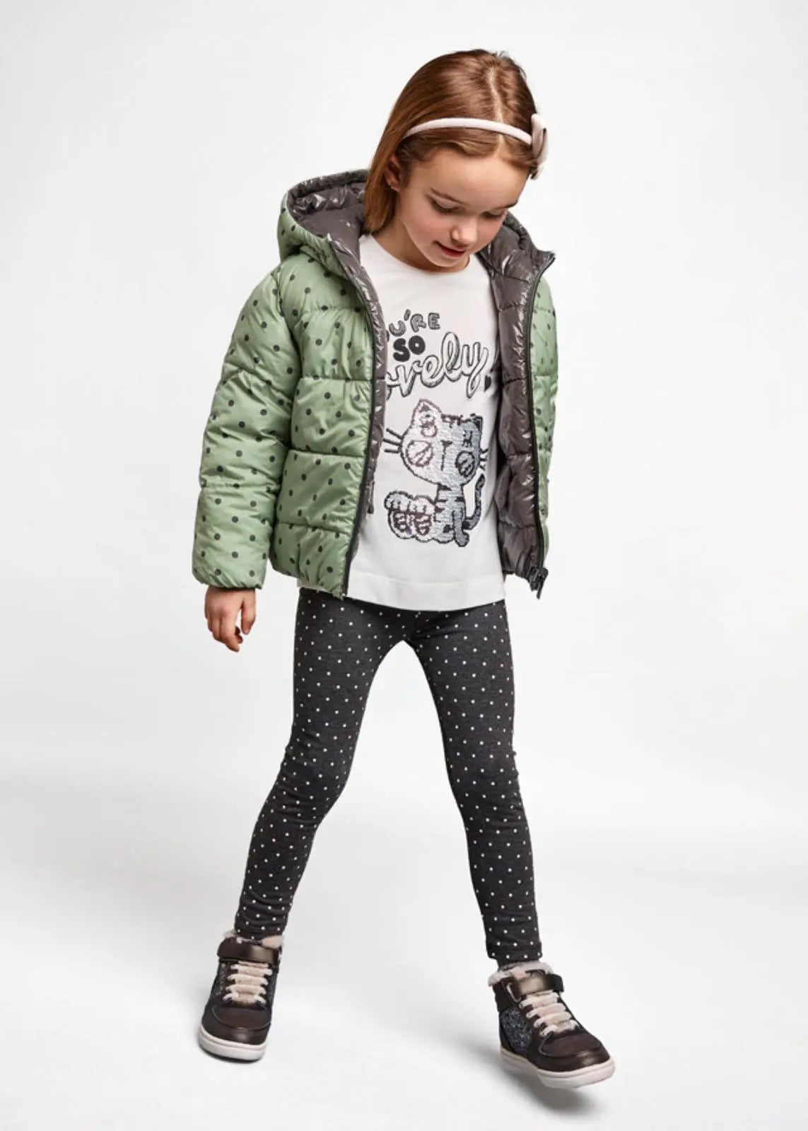 Polka Dot Leggings Set Girl - Marino| Mayoral | Mayoral | Jenni Kidz