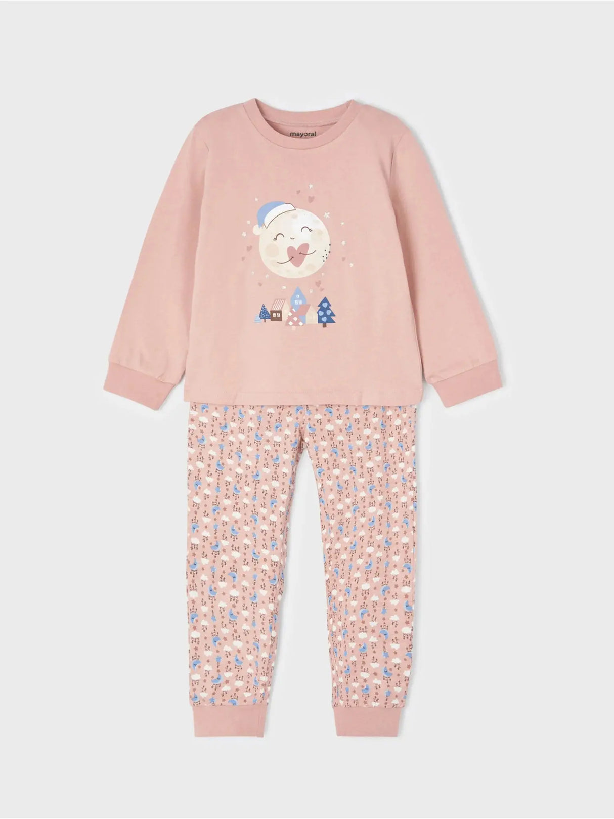 Printed Girls Pajamas Set - Rosado | Mayoral | Mayoral | Jenni Kidz