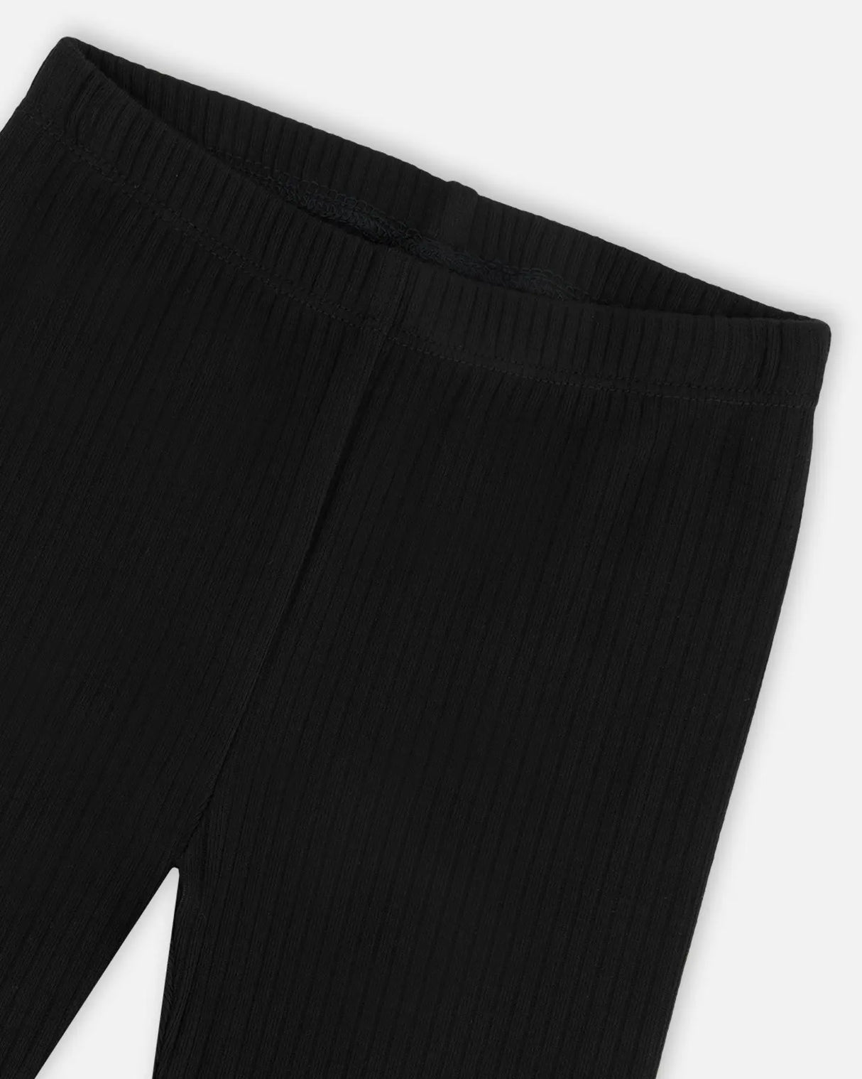 Ribbed Leggings Black | Deux par Deux | Jenni Kidz