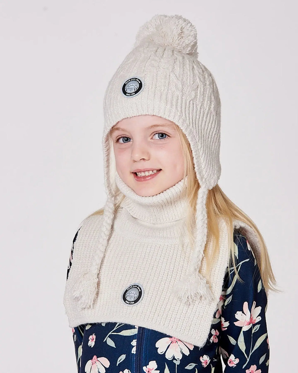 Turtleneck Neckwarmer Off-White | Deux par Deux | Jenni Kidz
