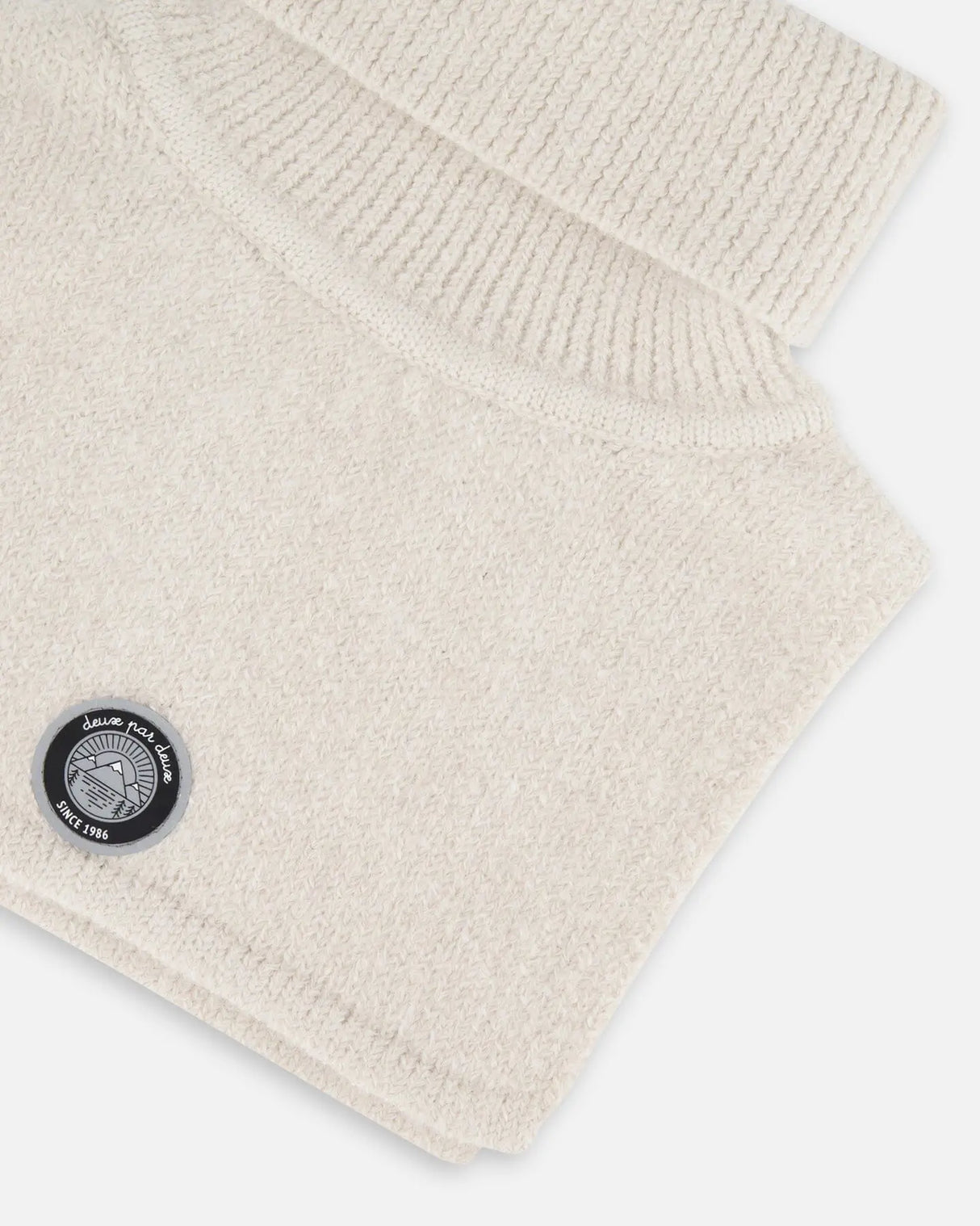 Turtleneck Neckwarmer Off-White | Deux par Deux | Jenni Kidz