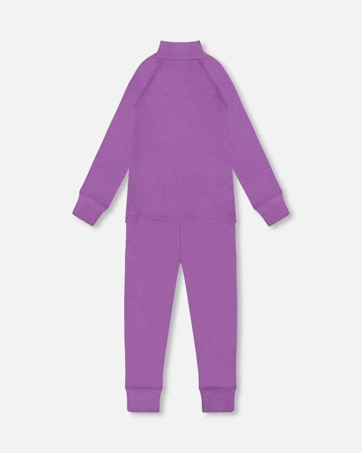 Two-Piece Thermal Underwear Set Lavender | Deux par Deux | Jenni Kidz