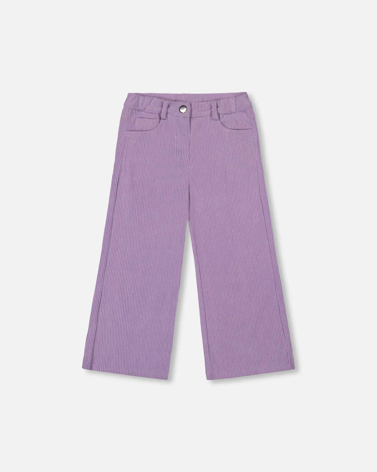 Wide Leg Corduroy Pants Lavender | Deux par Deux | Jenni Kidz