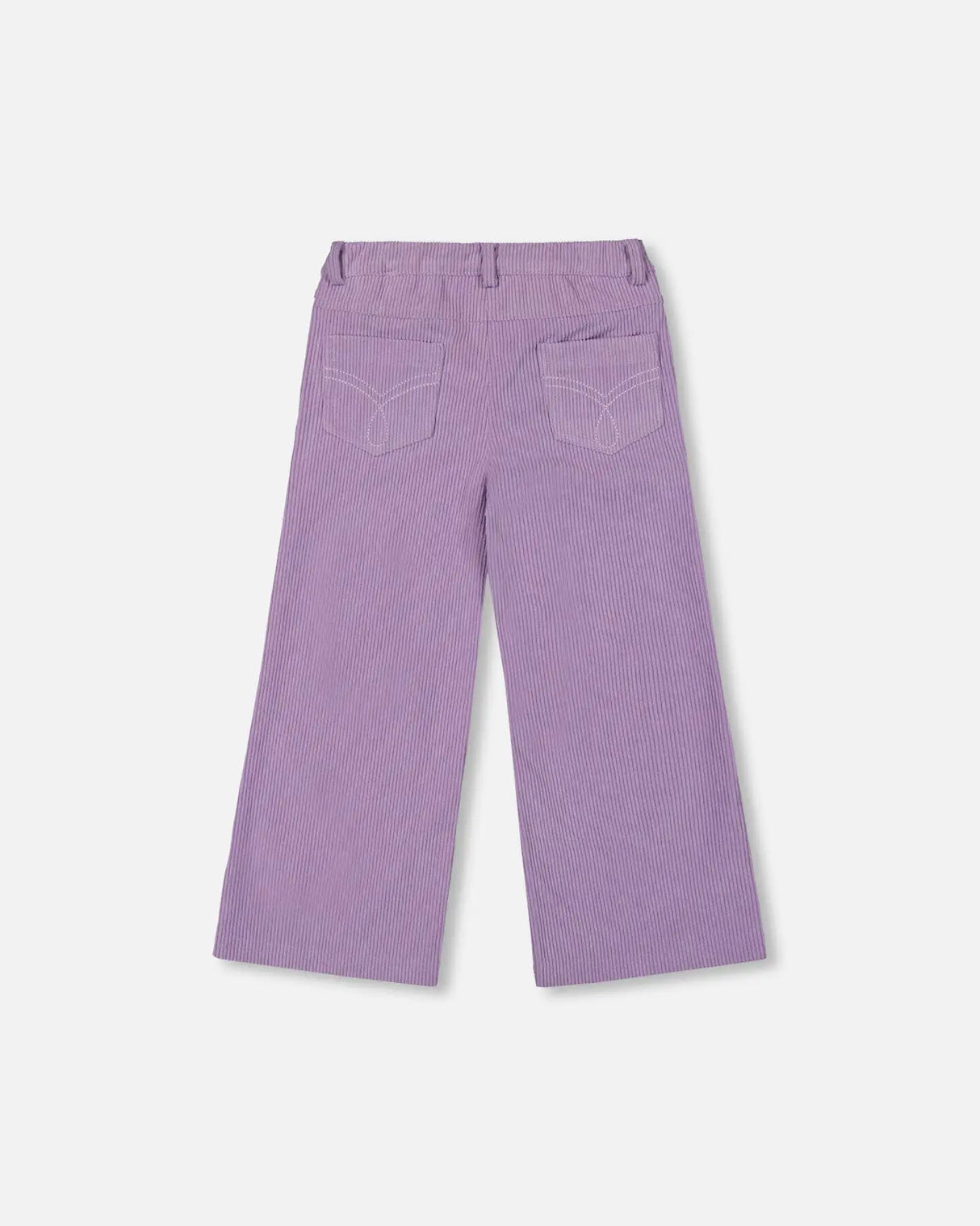Wide Leg Corduroy Pants Lavender | Deux par Deux | Jenni Kidz