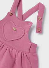 Baby Dungaree Skirt & Blouse Set - Pink  Girl | Mayoral - Jenni Kidz