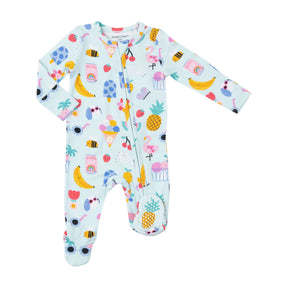 Two Way Zipper Footie - Ice Cream Giggles | Angel Dear - Jenni Kidz
