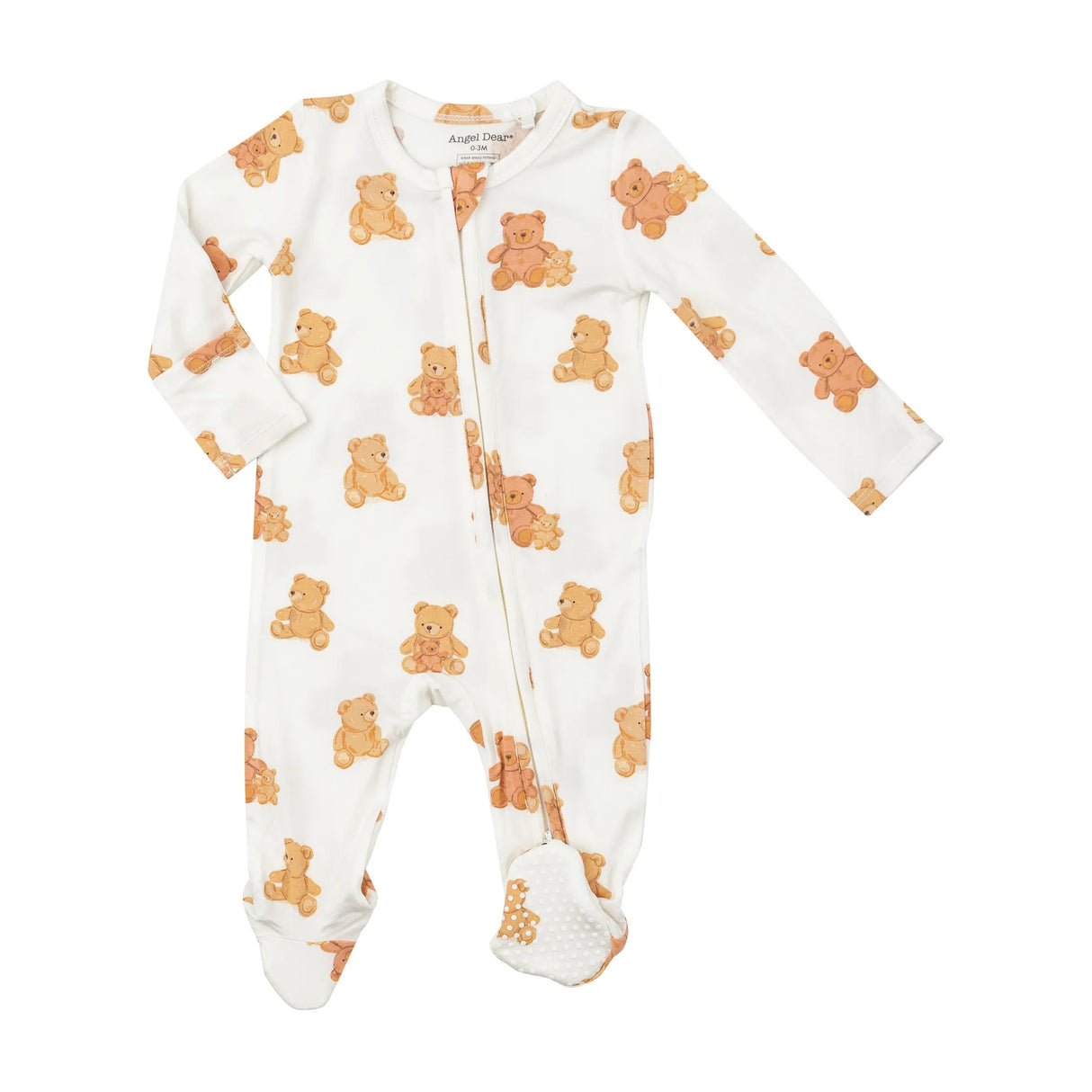 Two Way Zipper Footie - Teddy Bears | Angel Dear - Jenni Kidz 