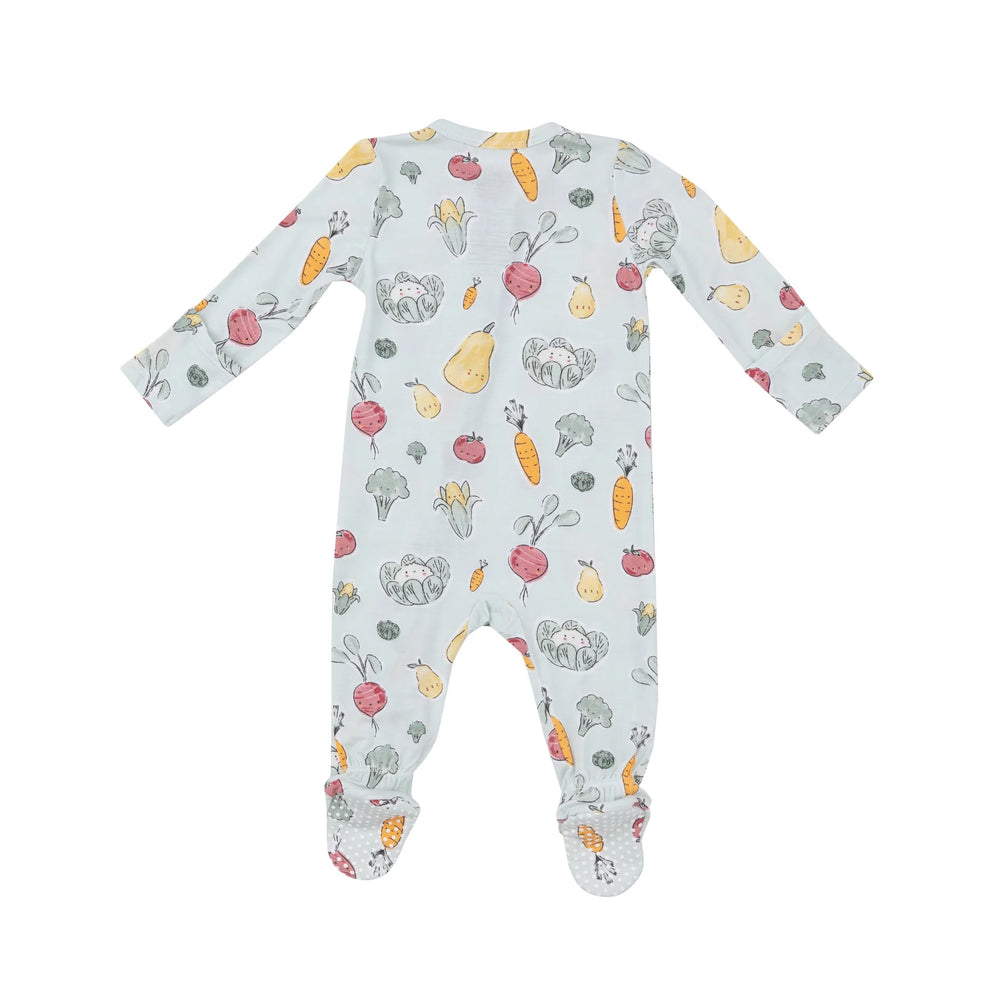 Two Way Zipper Footie - Watercolor Baby Veggies | Angel Dear - Jenni Kidz