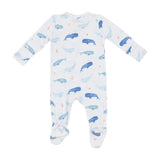 Two Way Zipper Footie - Whale Hello There | Angel Dear - Jenni Kidz