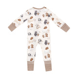 Two Way Zipper Romper - Sleepytime Bears | Angel Dear - Jenni Kidz