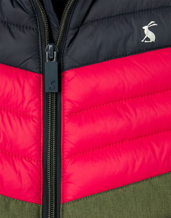 Boys Crofton Colourblock Packable Gilet  | Joules - Jenni Kidz