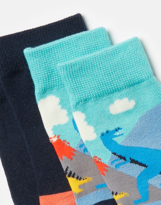 Boys Brill Bamboo 2 Pack Socks | Joules - Jenni Kidz