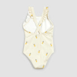 Pineapple Print on Birch Swimsuit | Petit Lem