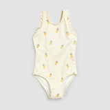 Pineapple Print on Birch Swimsuit | Petit Lem