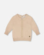 3/4 Sleeve Knitted Sweater Beige | Deux par Deux | Jenni Kidz