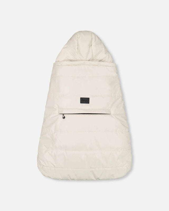 3-In-1 Multifunction Cover For Car Seat, Stroller, And Baby Carrier In Off-White | Deux par Deux | Jenni Kidz