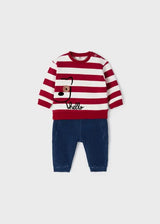 Baby Boys Red 2-Piece Set | Mayoral | Mayoral | Jenni Kidz