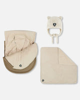 Baby Bunting Bag Coffee Designed For Car Seat | Deux par Deux | Jenni Kidz