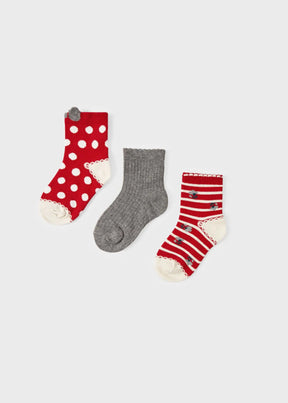 Baby Girls 3 pack of socks| Mayoral | Mayoral | Jenni Kidz