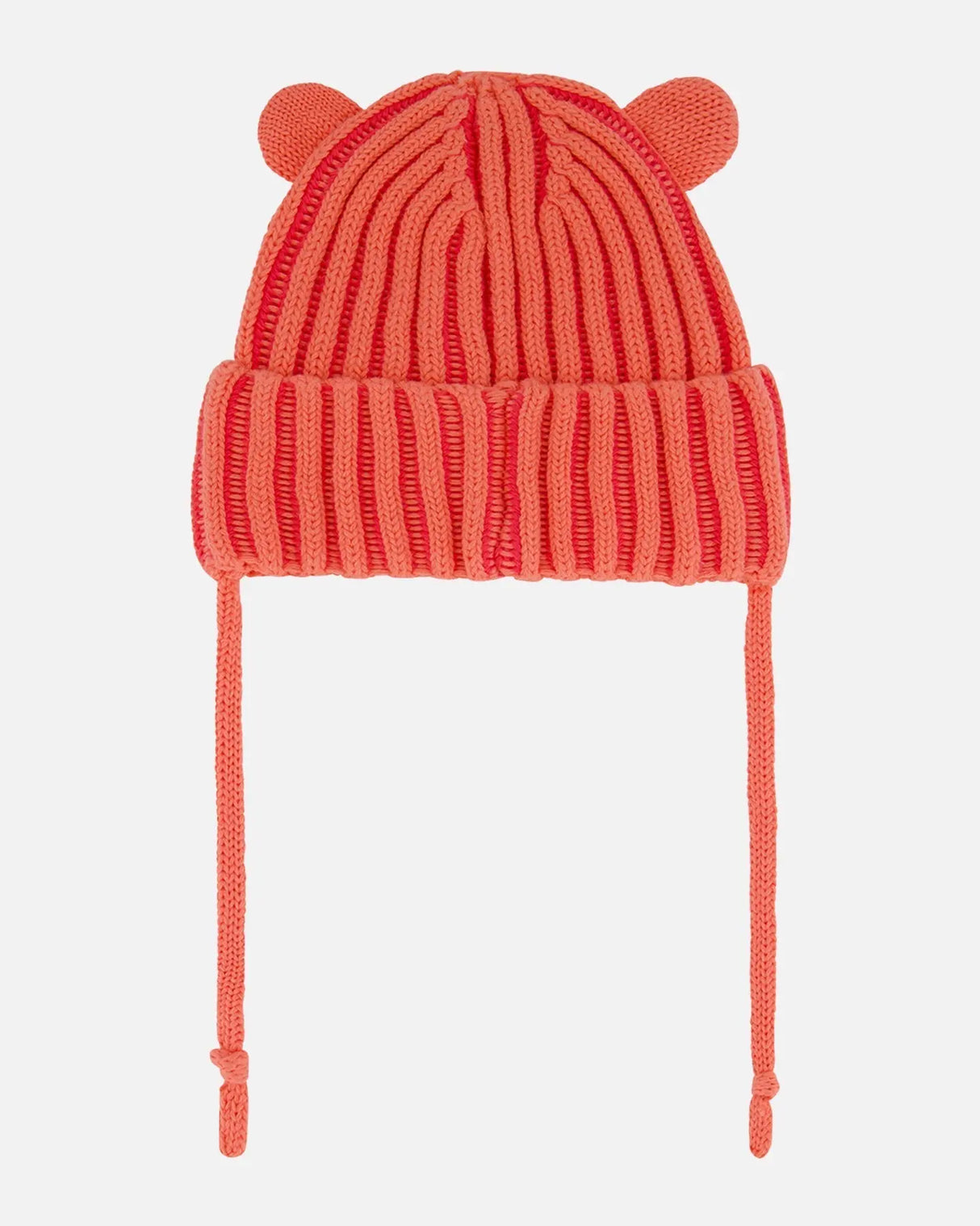 Baby Knit Hat With Ears Coral | Deux par Deux | Jenni Kidz