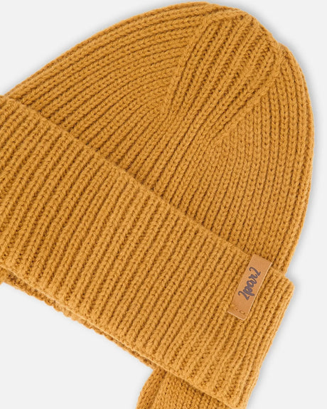 Baby Mid-Season Knit Hat Brown Pecan | Deux par Deux | Jenni Kidz