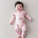 Zippered Romper in Barbie™ Beach | Kyte Baby