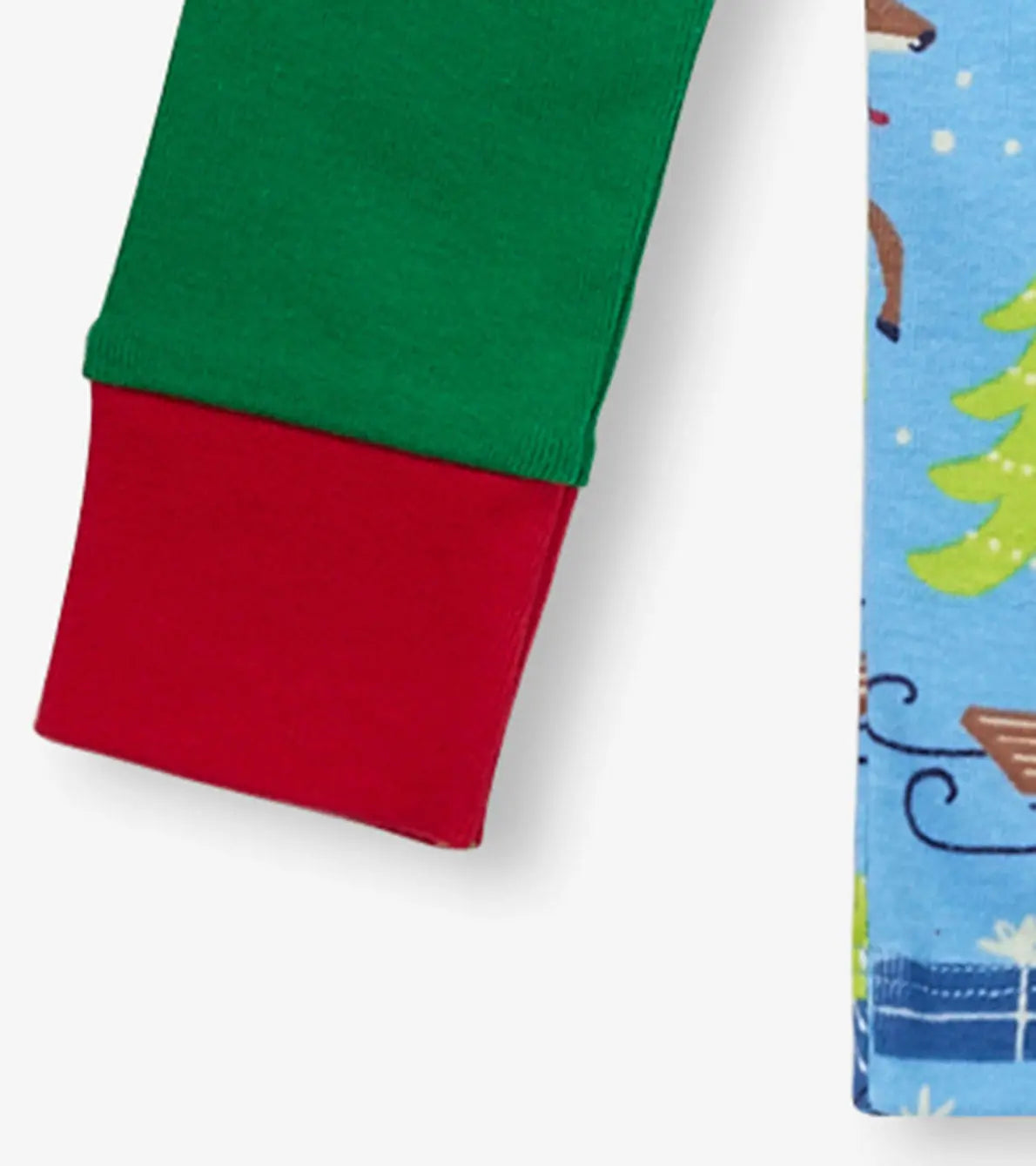 Blue Christmas Raglan Kids Organic Cotton Pajama Set | Hatley | Hatley | Jenni Kidz