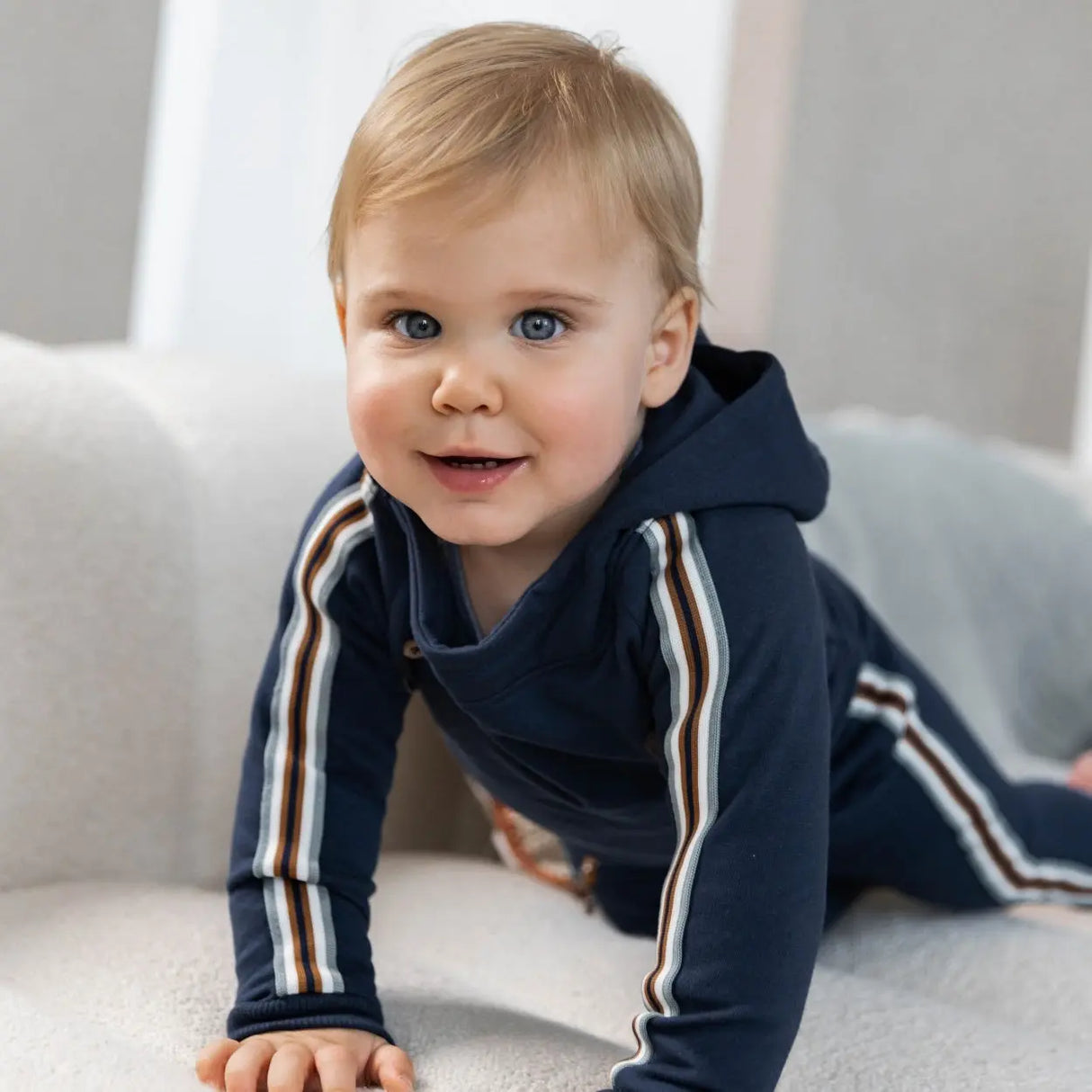 Boys Dark Blue Sweatpants | Dirkje | Dirkje | Jenni Kidz