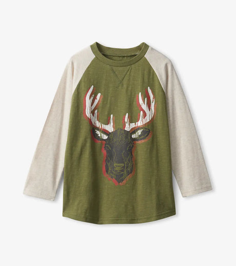 Boys Grand Elk Long Sleeve T-Shirt | Hatley | Hatley | Jenni Kidz