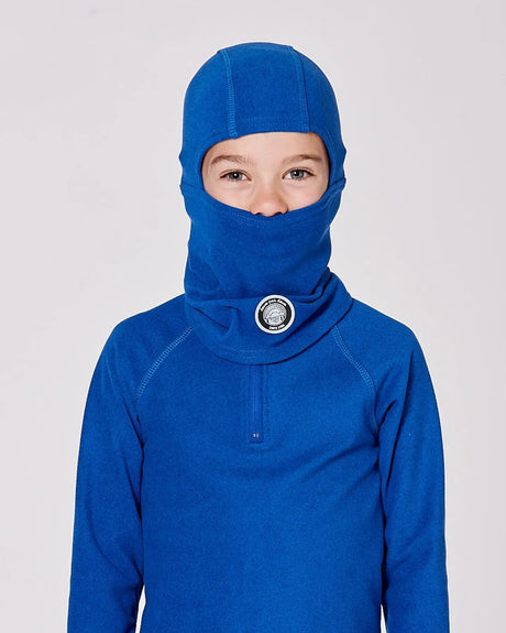 Brushed Jersey Balaclava Blue | Deux par Deux | Jenni Kidz