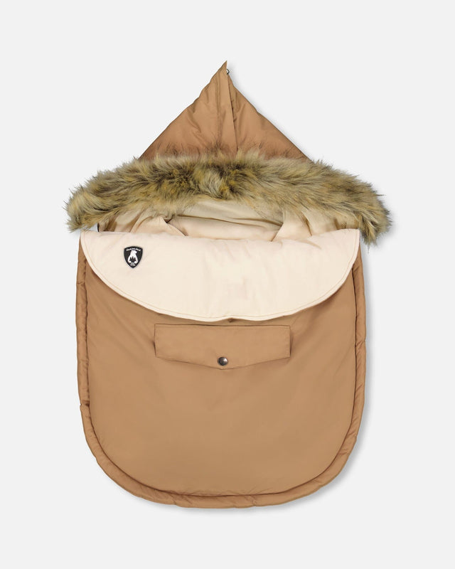 baby bunting bag chanterelle car seat cover friendly, velour-lined infant footmuff