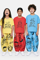 40Th Anniversary Printed Poplin Pant Poppy Red-3