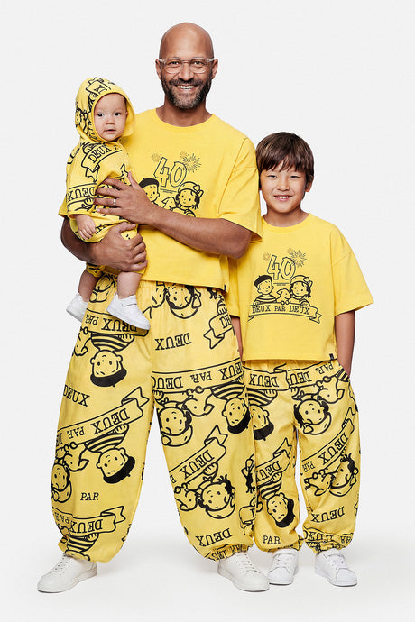 Adult 40Th Anniversary Graphic T-Shirt Honey Yellow-1