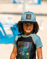 Caravan Patch Hat Verdigris | Deux par Deux | Jenni Kidz