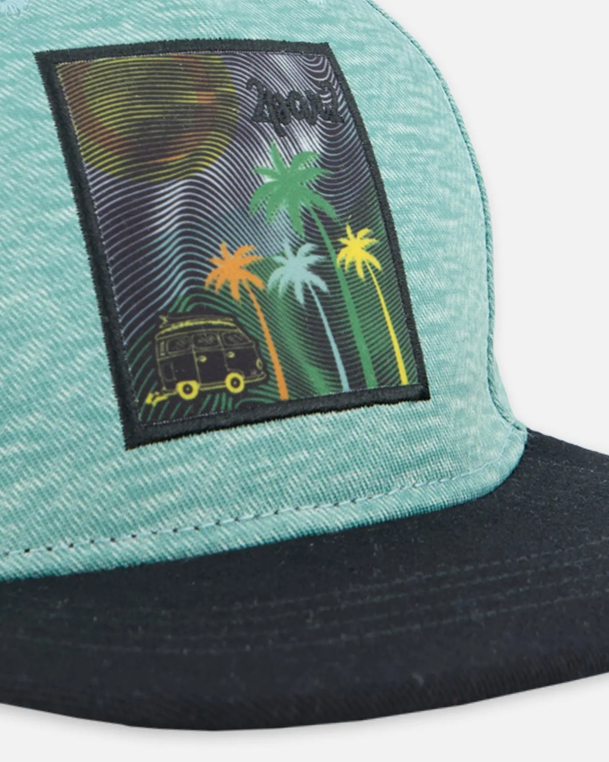 Caravan Patch Hat Verdigris | Deux par Deux | Jenni Kidz