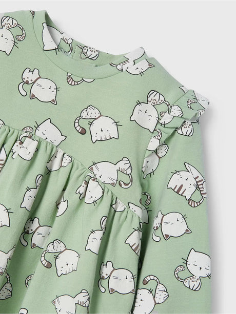 Cat Patterned  Baby Girls Dress | Mayoral | Mayoral | Jenni Kidz