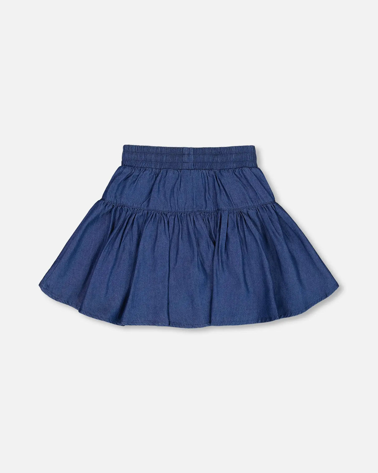 Chambray Skort Navy Blue | Deux par Deux | Jenni Kidz