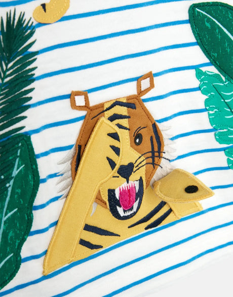 Chomp Long Sleeve Applique T-Shirt | Joules | Joules | Jenni Kidz