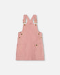 Corduroy Overall Dress Dusty Pink | Deux par Deux | Jenni Kidz
