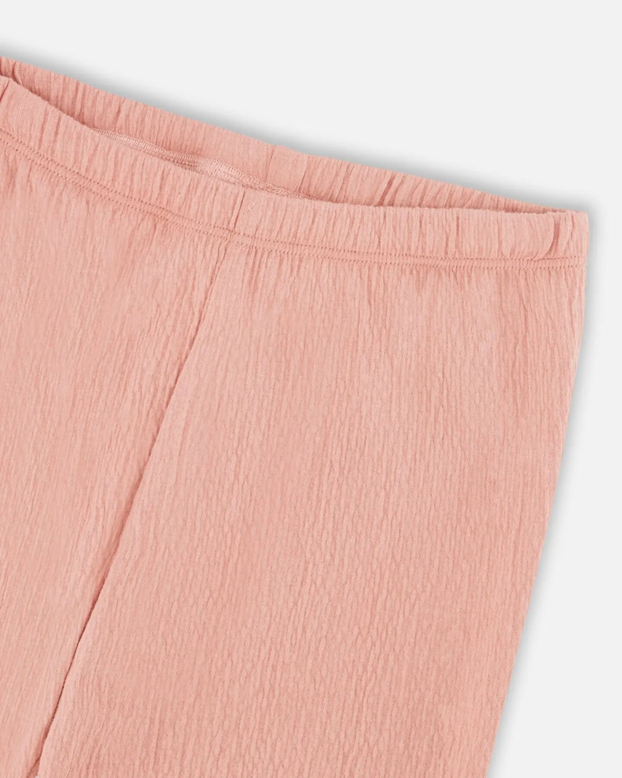 Crinkle Jersey Capri Legging Dark Old Pink | Deux par Deux | Jenni Kidz