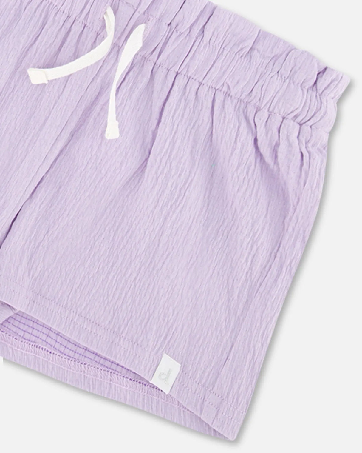 Crinkle Jersey Short Lilac | Deux par Deux | Jenni Kidz