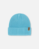 Cuffed Knit Hat Light Blue | Deux par Deux | Jenni Kidz