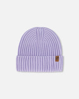 Cuffed Knit Hat Lilac | Deux par Deux | Jenni Kidz