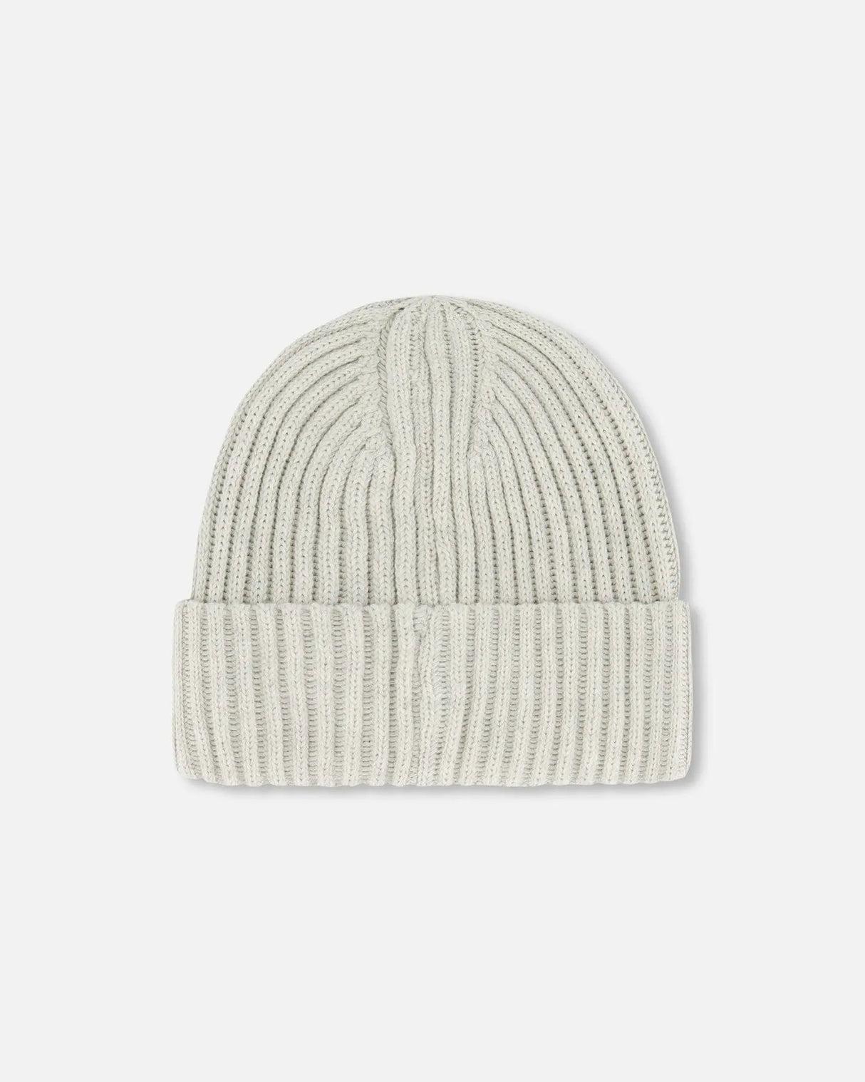 Cuffed Knit Hat Off-White | Deux par Deux | Jenni Kidz