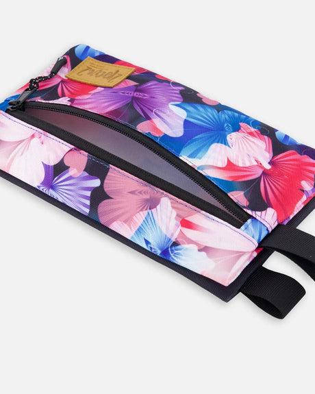 Double Pencil Case Black Butterfly Print | Deux par Deux | Jenni Kidz