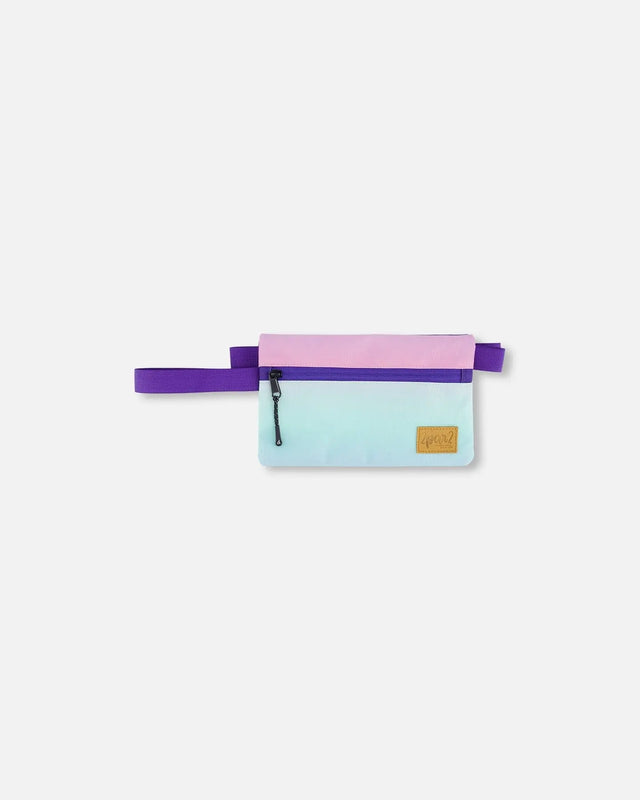 Double Pencil Case Purple Gradient | Deux par Deux | Jenni Kidz