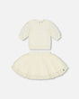 Eyelet Top And Skirt Set Off White | Deux par Deux | Jenni Kidz