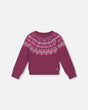 Fairisle Sweater Burgundy | Deux par Deux | Jenni Kidz