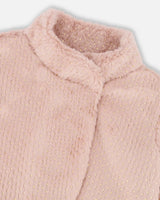 Fake Fur Short Jacket Pink | Deux par Deux | Jenni Kidz